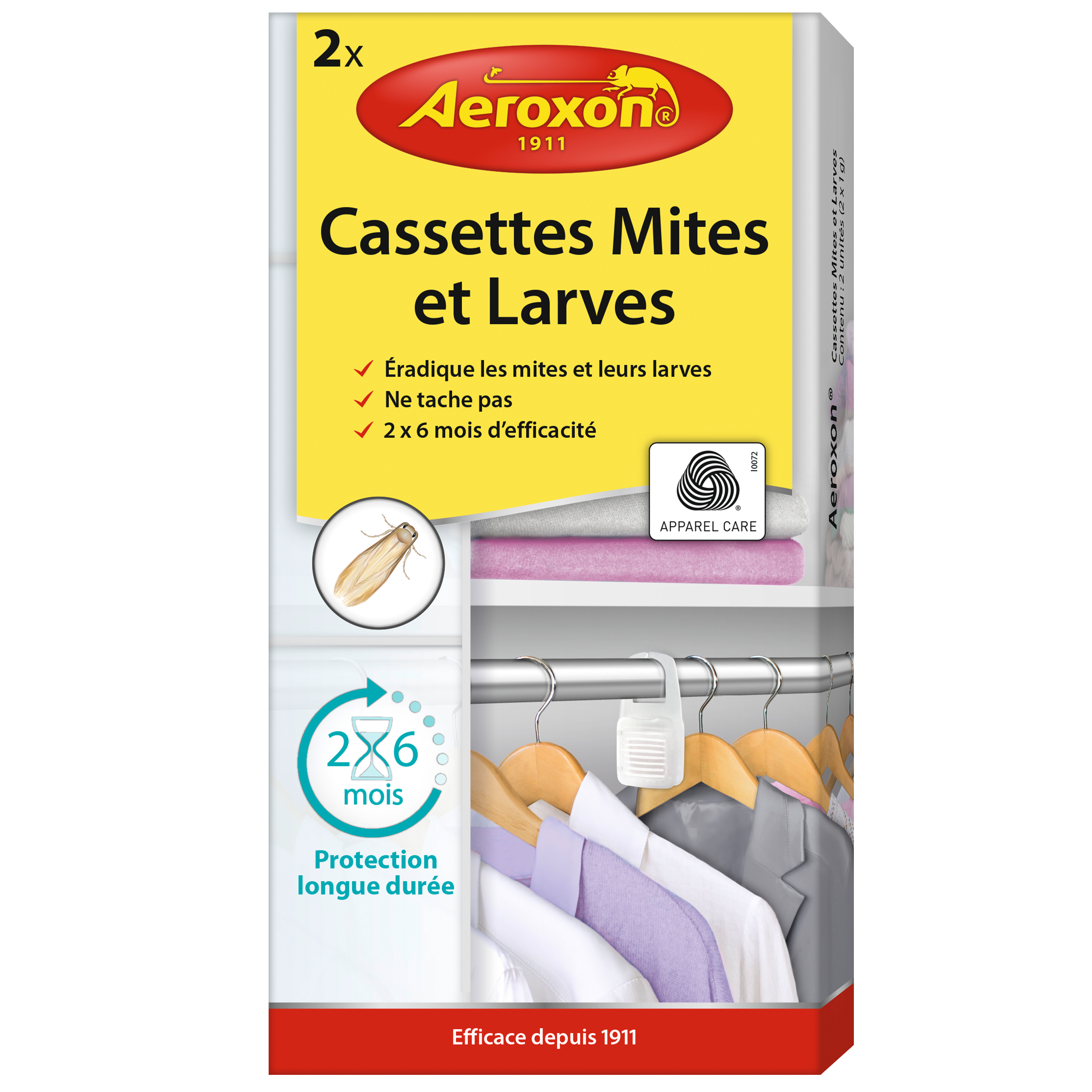 Aeroxon Cassettes Mites et Larves 2 pcs. image
